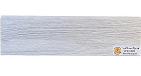 Плинтус МДФ TeckWood цветной прямой 75х16мм Дуб Седой, 1 м.п.