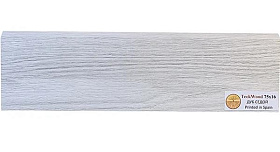 Плинтус МДФ TeckWood цветной прямой 75х16мм Дуб Седой, 1 м.п.