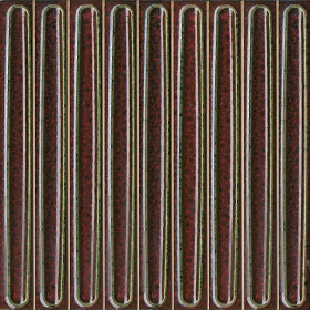 Декор чипсет Kerama Marazzi Марокканская коллекция Далия KMD2SOB003BN красный тёмный глянцевый 20x20x0,95