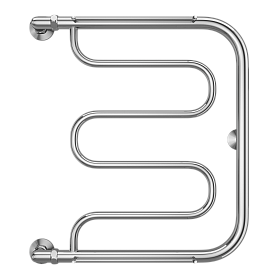 Полотенцесушитель водяной Terminus Фокстрот 1" БШ 500х600, боковое, хром