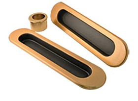 Ручки для дверей-купе Rossi P10 SG Золото матовое