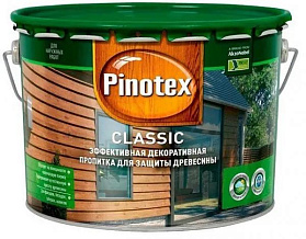 Универсальная пропитка для защиты древесины Pinotex Standard CLR (9л)