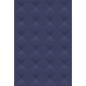 Керамическая плитка настенная Шахты Сапфир 03 20х30 синий низ (рельеф), 1 кв.м.