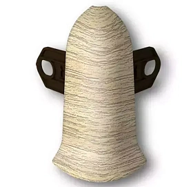 Угол наружный для плинтуса Идеал Классик-70, К-П70-Нк 213 Дуб северный, 70 мм