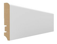 Плинтус МДФ Wimar 402 (прямой) белый под покраску 81х16мм, 1 м.п.