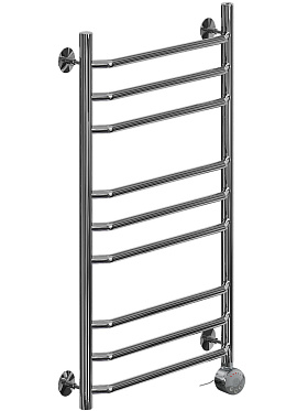 Полотенцесушитель электрический Ника TRAPEZIUM 80x40, правый тэн, хром