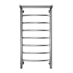 Полотенцесушитель электрический Terminus Классик с/п П8 400х850 , хром