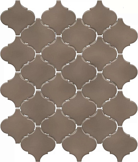 Керамическая мозаика Kerama Marazzi Марокканская коллекция Арабески Марокко KM2630M0010N коричневый тёмный глянцевый 26x30x0,7 (0.59 м²/уп), 1 кв.м.