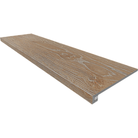 Комплект Estima Kraft Wood (Ступень KW01 (33x120) структур. (прямоугол. бортик) без насечек + Подступенок (14,5x120))