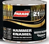 Эмаль по металлу PARADE Z1 молотковая  543-504 Черный, Л-С 0,45 л