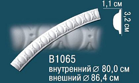 Молдинг Перфект круговой B1065 11х32 мм