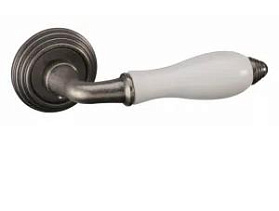 Межкомнатная дверная ручка Adden Bau Porcellana v214 Aged Silver