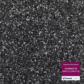 Линолеум антистатический Tarkett IQ Granit SD Black 0713