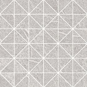 Мозайка Meissen O-GBT-WIE091 Grey Blanket треугольники серый 29x29