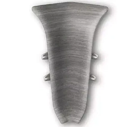 Угол внутренний для плинтуса Идеал Классик-85,К-П85-В 296 Орех серый, 85мм