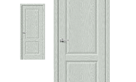 Межкомнатная дверь Браво Эко Шпон Неоклассик-32 Grey Wood