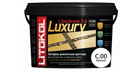 Затирка для швов Litokol Litochrom 1-6 Luxury Белая C.00 2кг