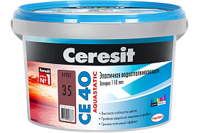 Затирка Ceresit AQUASTATIC CE40, Бордо 35, 2кг