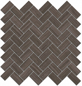 Декор Kerama Marazzi 190/003 Грасси коричневый мозаичный 31,5х30