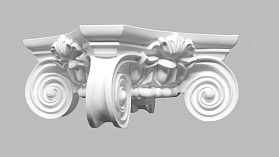 Капитель Decomaster 90018-2 360х360х170мм