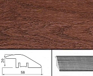Порог Tarkett деревянный выравнивающий 58х20х1600 Дуб Кокуа