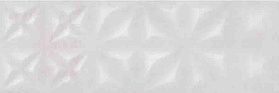 Декофон Cersanit Apeks Плитка настенная рельеф светло-серый (ASU522D) 25x75, 1 кв.м.