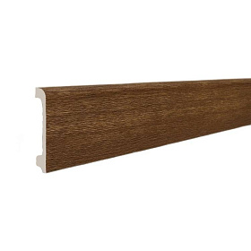 Напольный плинтус ТД Меридиан P2-118-N с тиснением, 15х80х2400 мм, 1 м.п.