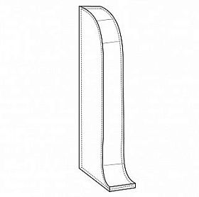 Заглушка левая к плинтусу Bonkeel BC 6015 60мм
