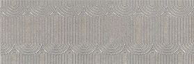 Декор Kerama Marazzi OP/B201/12137R Безана серый обрезной 25x75