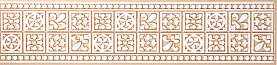 Бордюр Kerama Marazzi A1864/TU3500 Риволи 42x9,7