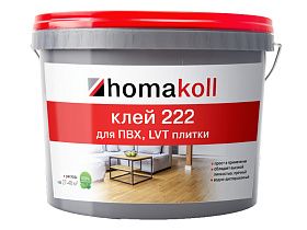 Клей Homakoll 222 (6 кг) для ПВХ, LVT плитки водно-дисперсионный