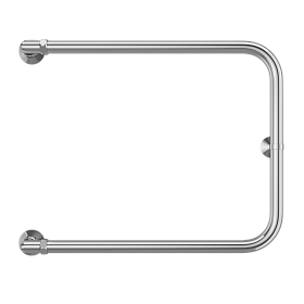 Полотенцесушитель водяной Terminus  П-образный 1"  БШ 500х600, боковое, хром