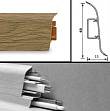 Напольный плинтус Tarkett (пластиковый с кабель-каналом) 205 Asian Oak 60мм/15мм, 1 м.п.