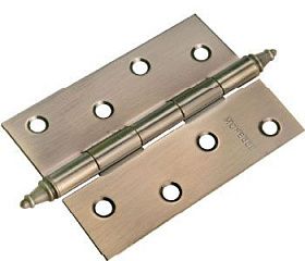 Стальные универсальные дверные петли с короной Morelli MS U AB Античная Бронза