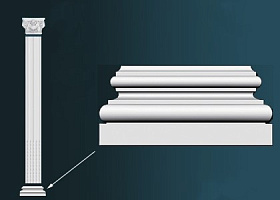 Пилястра Перфект D3538 540х230х145 мм