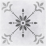 Керамогранит Cersanit Motley пэчворк, цветы, серый (C-MO4A095D) 29,8х29,8, 1 кв.м.