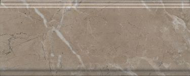 Бордюр Kerama Marazzi BDA027R Серенада бежевый тёмный глянцевый обрезной 30x12x1,3