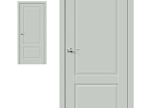 Межкомнатная дверь Браво Эмалит Прима-12 Grey Matt
