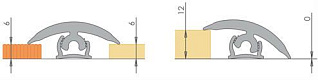 Планка монтажная FlexLine гибкая низкая L=1,5м