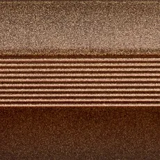 Порог широкий (стык) Русский профиль  разноуровневый полимерный, 60*2700 мм, Бронза