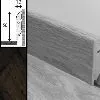 Плинтус Quick-Step QSSKR 58х12мм 01549 Версаль темный, 1 м.п.