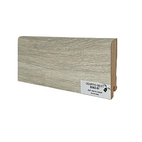 Плинтус МДФ DeArtio Best B302-07 Дуб Светло-серый 80х16х2050, 1 м.п.