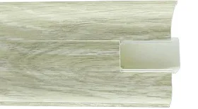 Плинтус ПВХ Winart с кабель-каналом 58 мм 826 Дуб Белло (58х22х2500 мм), 1 п.м.