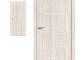 Межкомнатная дверь Браво Эко Шпон Мода-22 Base Line Ash White