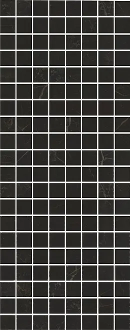 Декор Kerama Marazzi MM7204 Алькала черный мозаичный 20х50