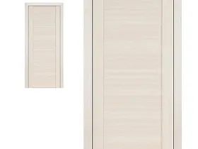 Межкомнатная дверь Profil Doors экошпон серия X 20X Ясень белый (Эш Вайт) Мелинга глухое полотно