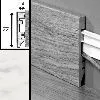 Плинтус Quick-Step 2400х14х77 мм QSPSKR 01400 Мраморная плитка, 1 м.п.