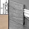 Плинтус Quick-Step 2400х14х77 мм QSPSKR 01291 Дуб белый высветленный, 1 м.п.