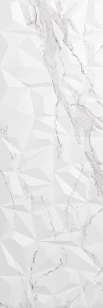 Декор Creto MEK25W29310C Avenzo Crystal Silver W M/STR 30х90 R Glossy 1,1 м.кв.