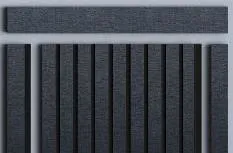 Панель Hiwood  LV124 BK114K 120x12x2700 мм, 1 м.п.